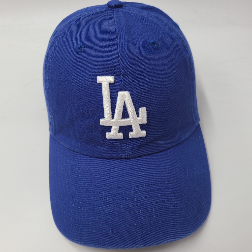 Los Angeles Dodgers Hat Strapback 47 Brand Clean Up Blue White MLB Baseball Men